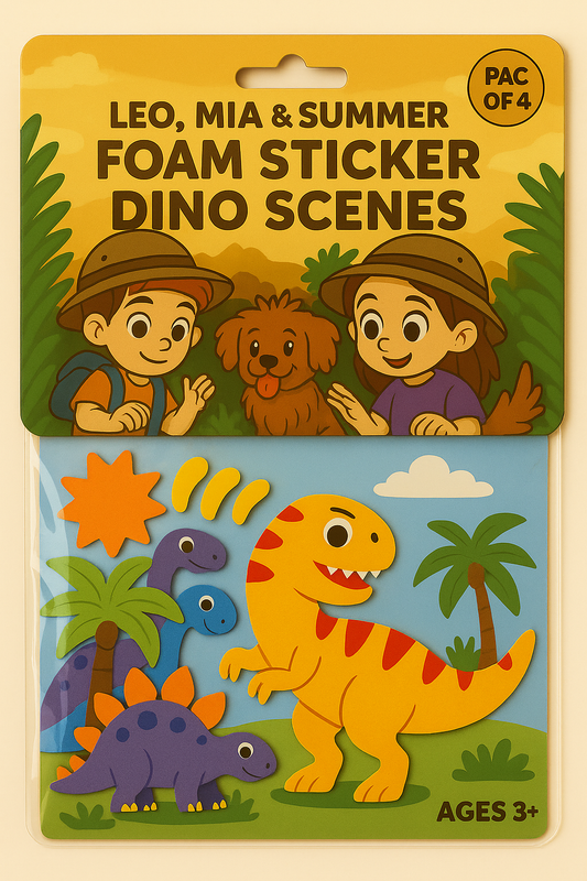 Foam Stickers - Dinosaur Adventure