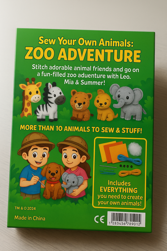 Zoo Adventure  - Sew Your Own Animals